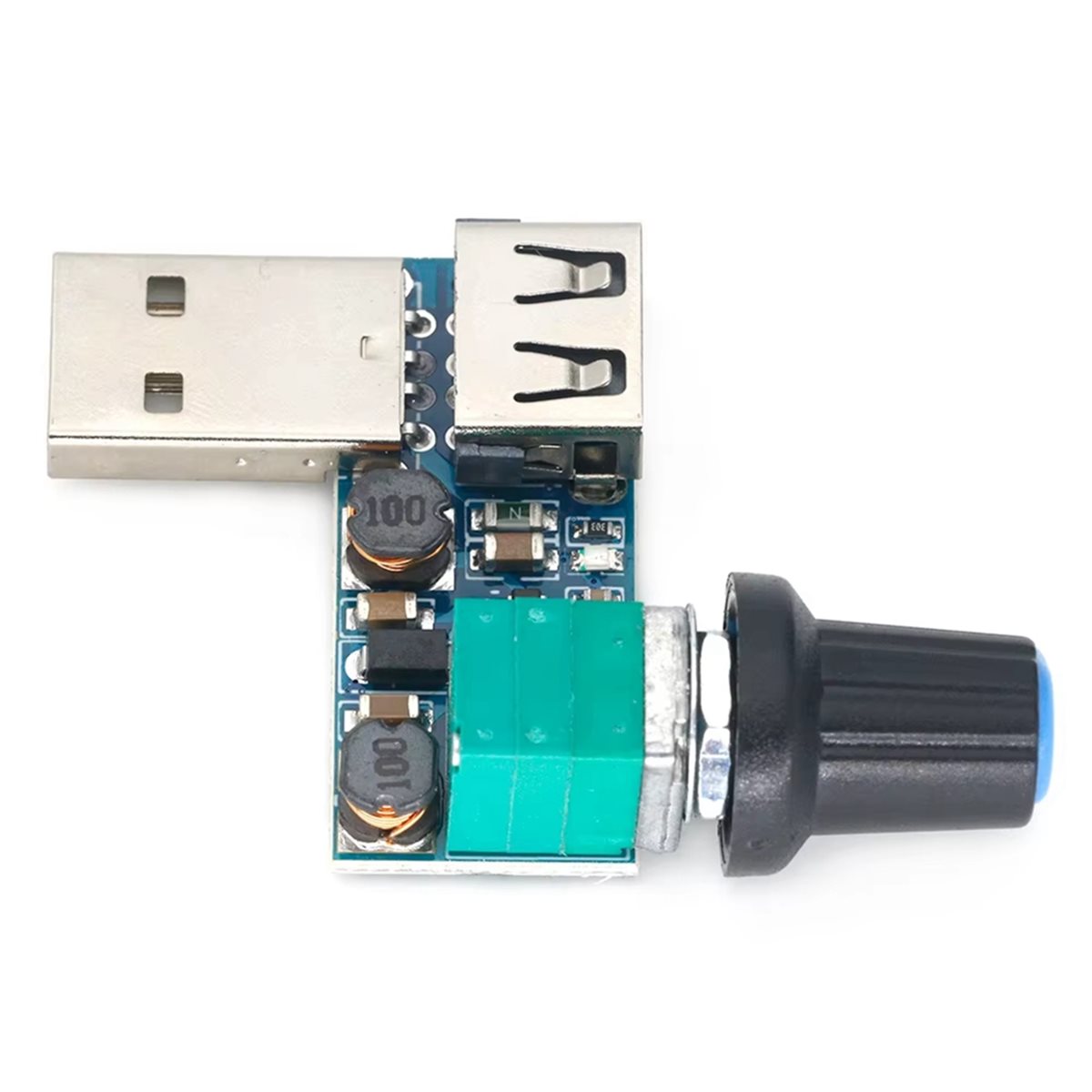 Volume Control Board - A64I DC 5-12V USB 팬 무단
