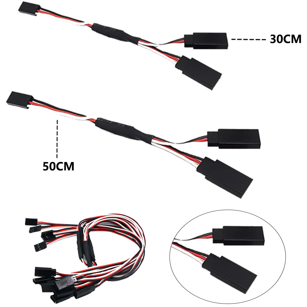 Rca Cable - 5/8/10개 RC 서보 Y 연장 케이블