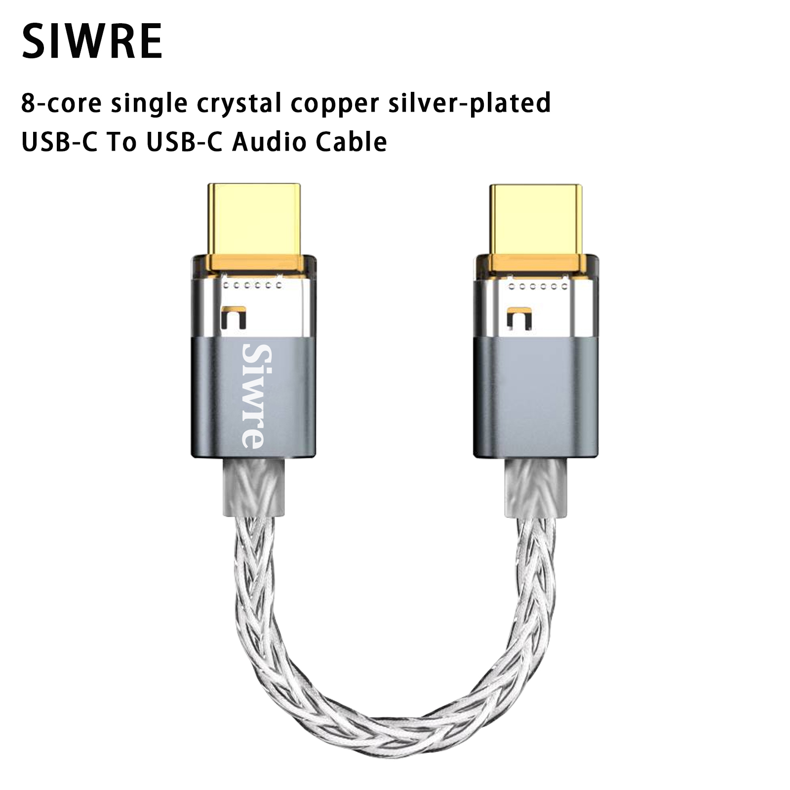 Audio Dac - SIWRE OT1 Type-c-도형-c 오디오 케이블(동글 DAC용)