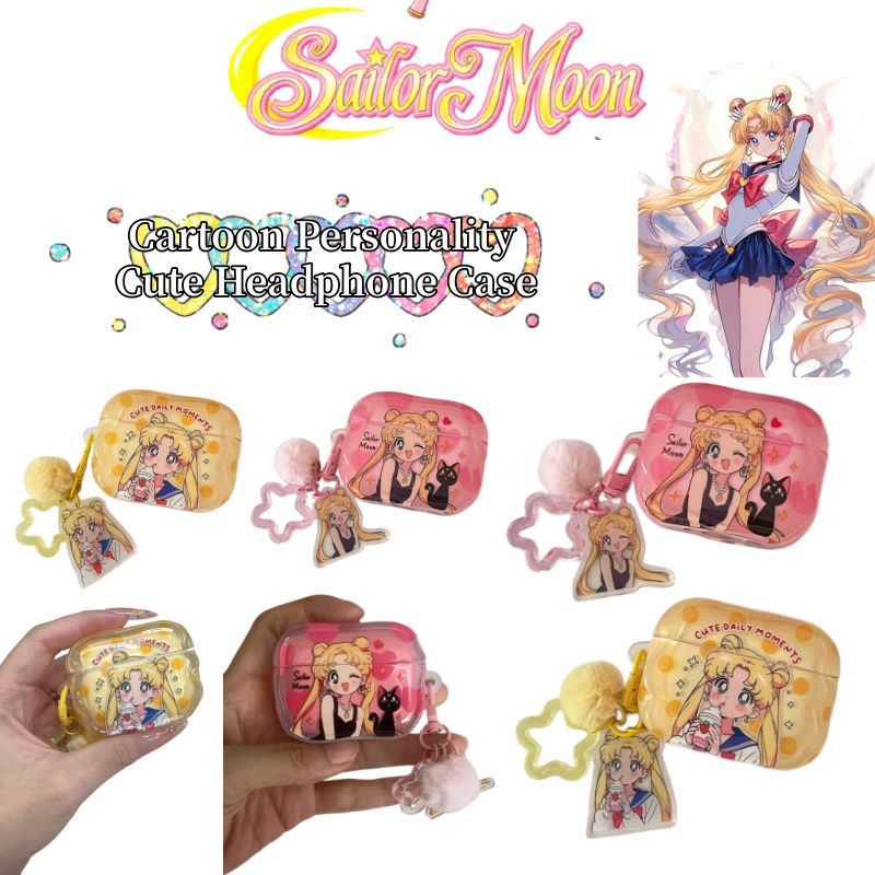 Headphone Parts - 세일러 문 애니메이션 캐릭터 디자인의 세련된
