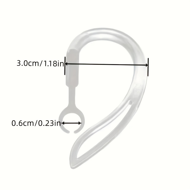 2Pcs 회전식 확장형 분실 방지 이어폰 후크 스포츠  - Headphone Parts 리뷰 및 가격