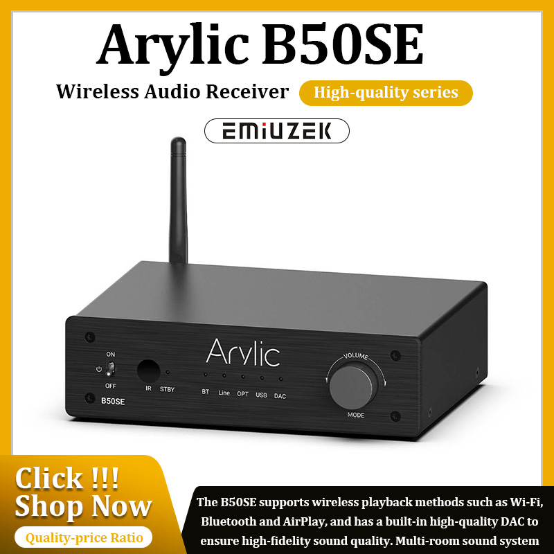 Arylic-B50 SE 블루투스 스테레오 오디오 앰프 - Class D Amplifier 리뷰 및 가격