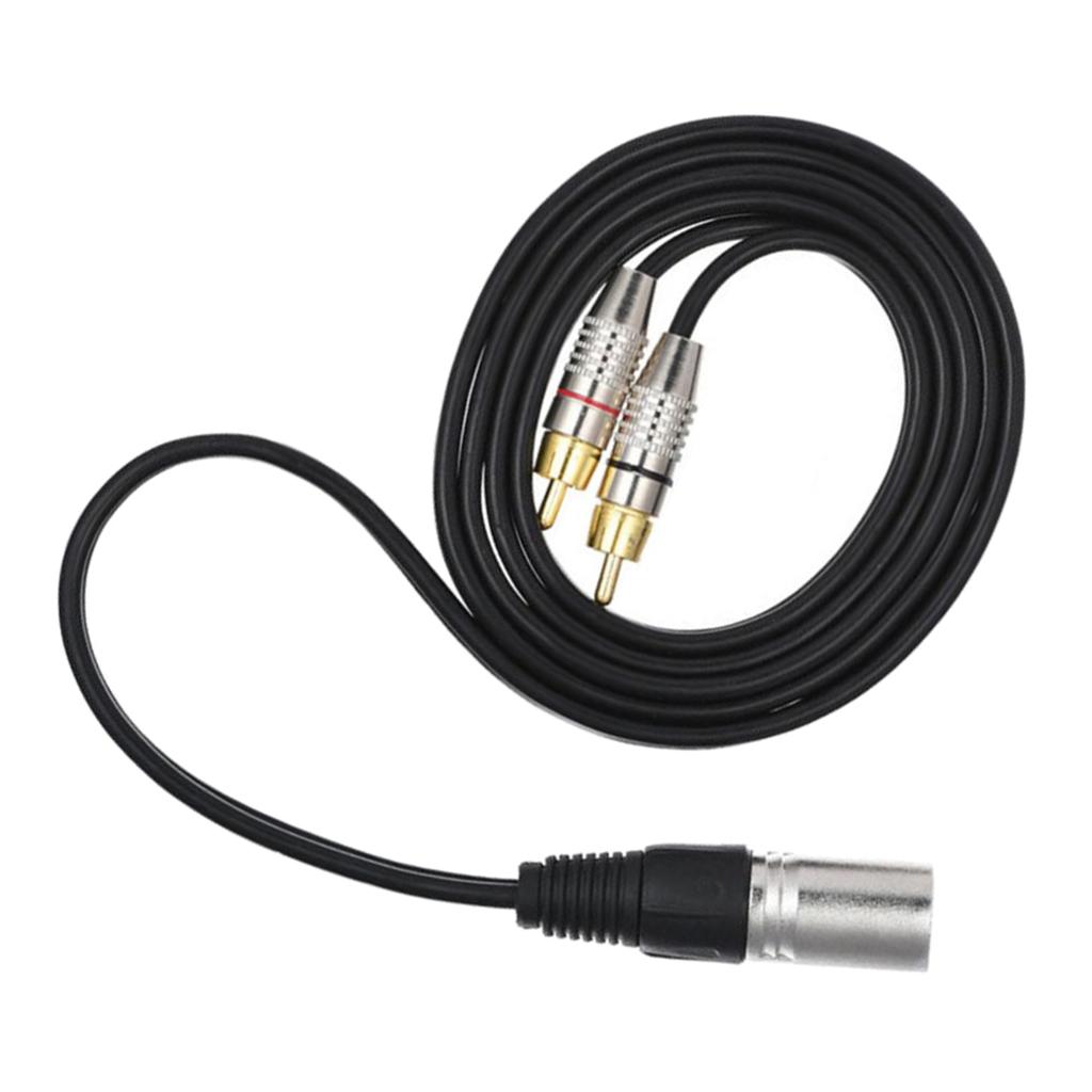 XLR 오디오 분배 케이블, RCA 듀얼 남성 커넥터, - Audio Cable Rca 리뷰 및 가격