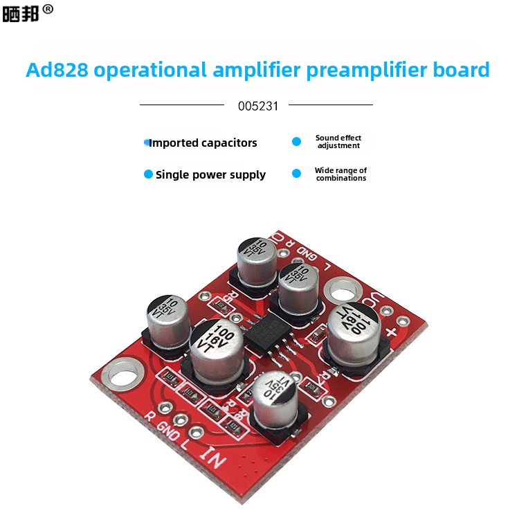 CHN 2027 고성능 클래스 AD828 연산 증폭기, - Audio Amplifier Board 리뷰 및 가격