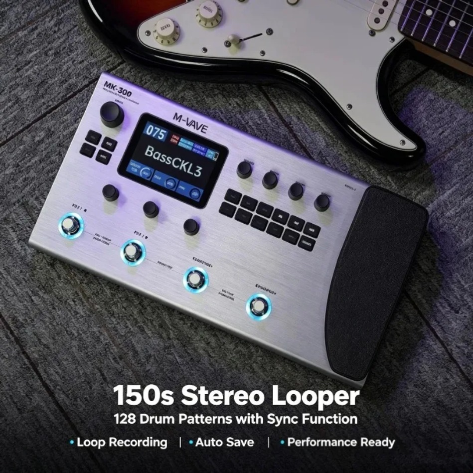 M-VAVE MK-300 무선 기타 앰프 모델러 프로세 - Audio Interface 리뷰 및 가격