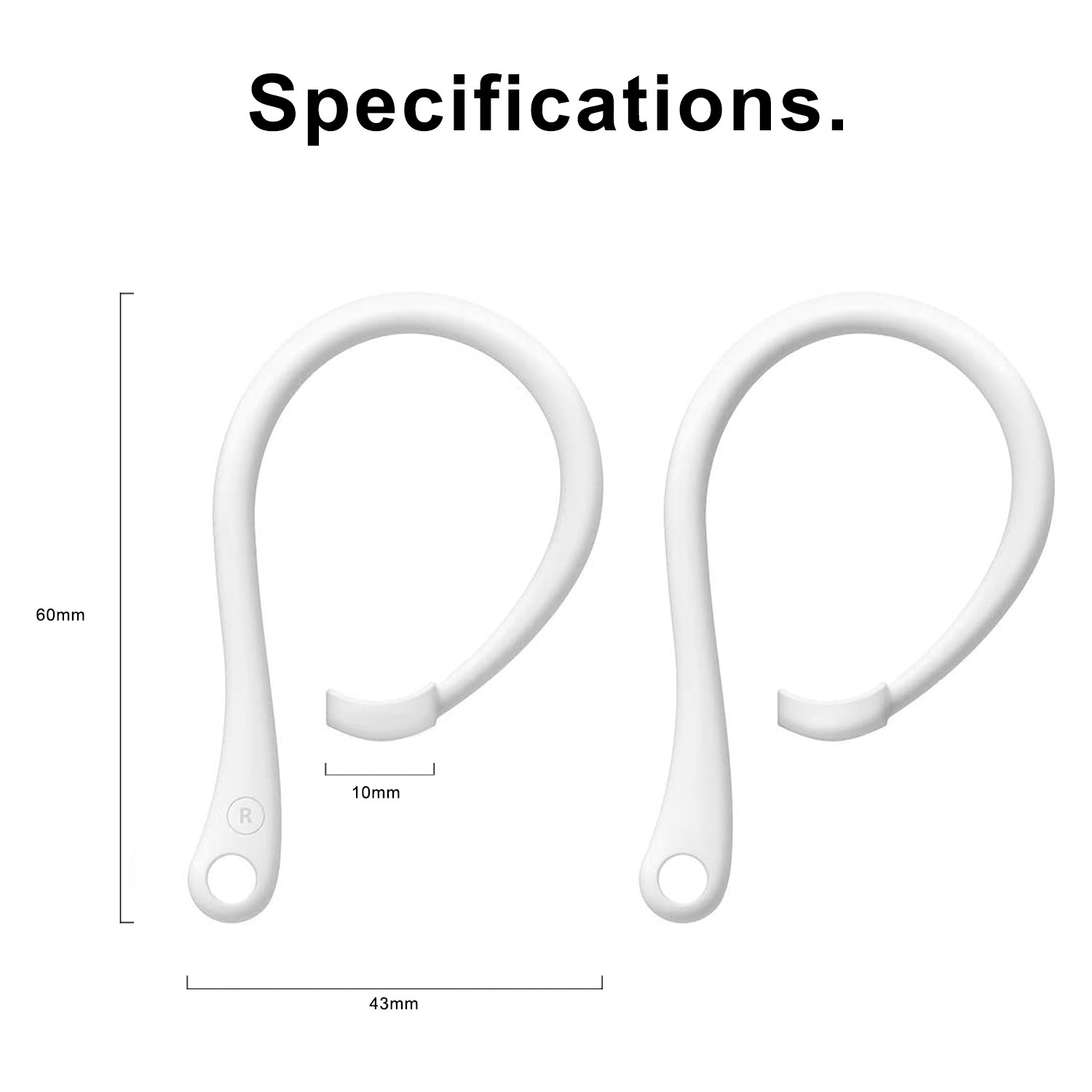 애플 에어팟 4 3 2 1용 분실 방지 이어훅 1쌍,  - Headphone Parts 리뷰 및 가격