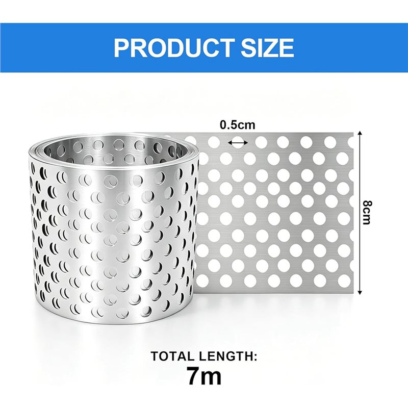 AAAN-3개 세트, 7m 길이의 알루미늄 처마형 그릴 - Ventilation Grille Aluminum 리뷰 및 가격
