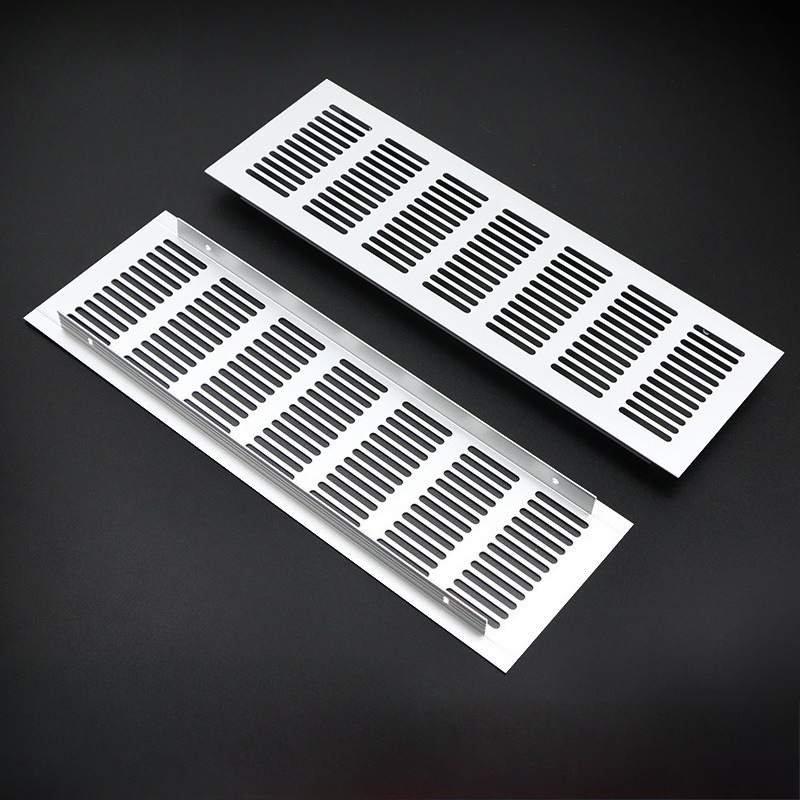 2개 50/80mm 폭 알루미늄 직사각형 캐비닛 옷장  - Ventilation Grille Aluminum 리뷰 및 가격