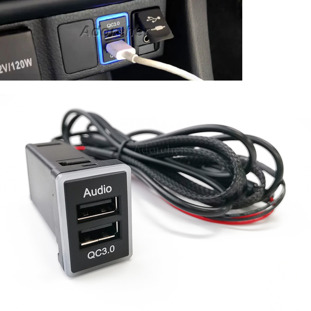 1Pc 빠른 자동차 충전기 오디오 QC3.0 USB 인 - Audio Interface 리뷰 및 가격
