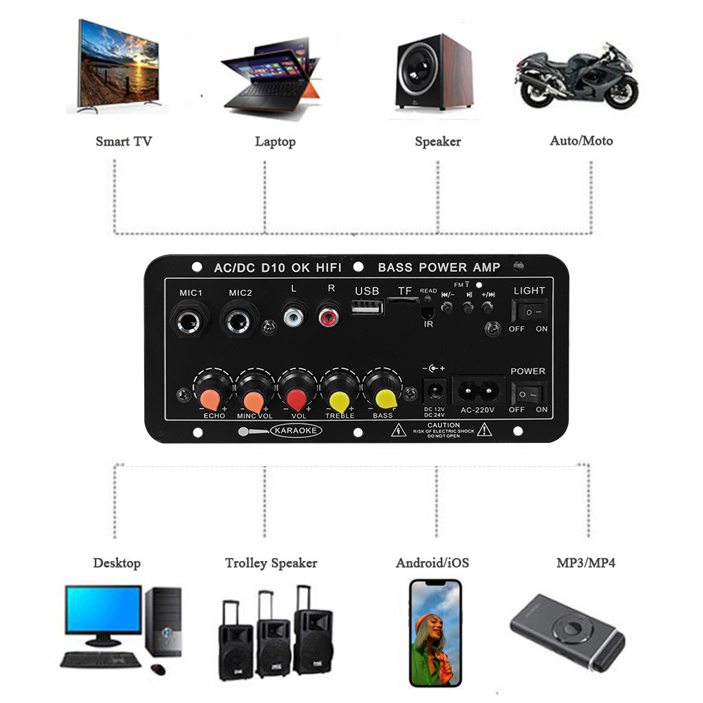 D10 디지털 블루투스 앰프 보드 110V 220V 1 - Class D Amplifier 리뷰 및 가격