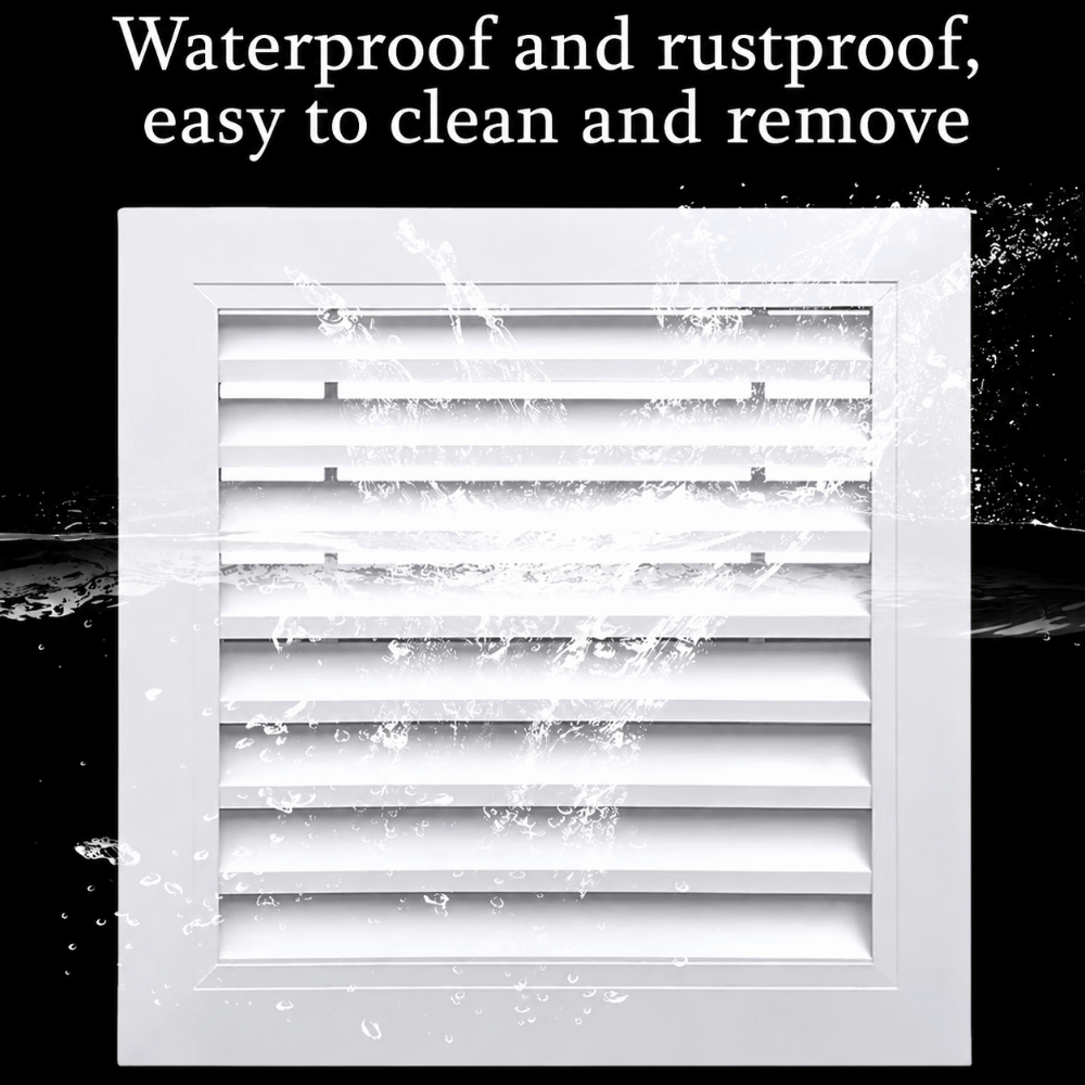 새로운 알루미늄 합금 에어벤트 그릴 흰색 사각형 게이블 - Ventilation Grille Aluminum 리뷰 및 가격