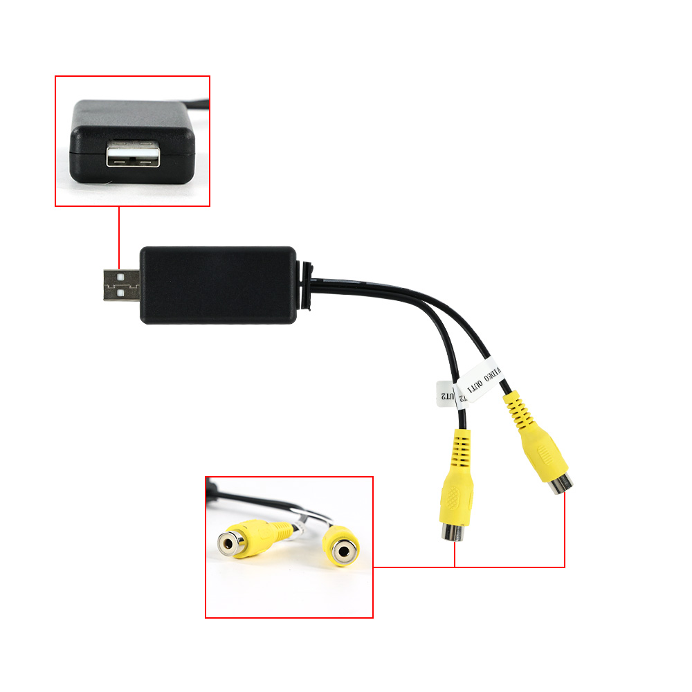 USB to CVBS RCA 비디오 출력 어댑터 박스  - Audio Cable Rca 리뷰 및 가격
