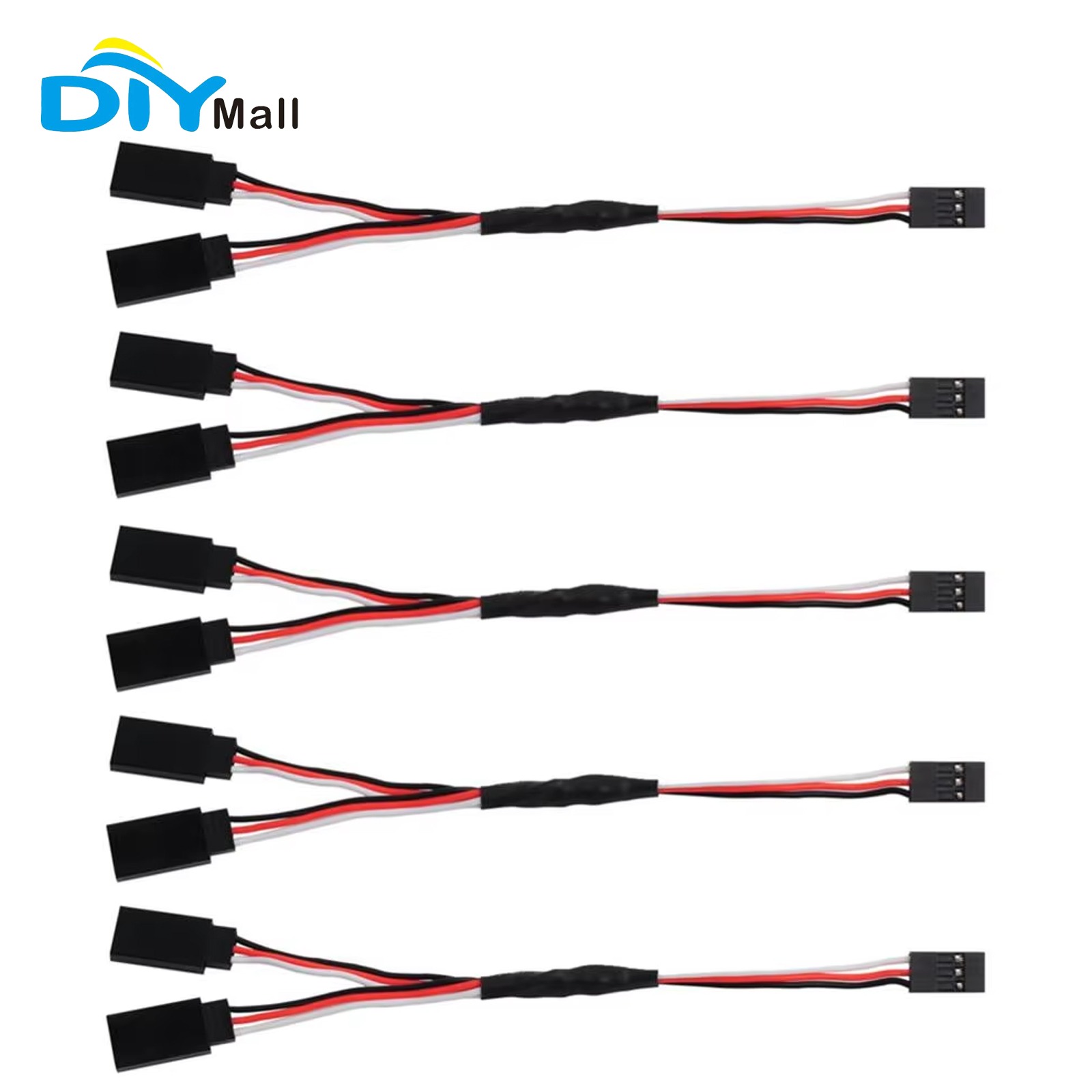 DIYmall JR 스타일 15cm 서보 Y 하네스 스 - Rca Cable 리뷰 및 가격