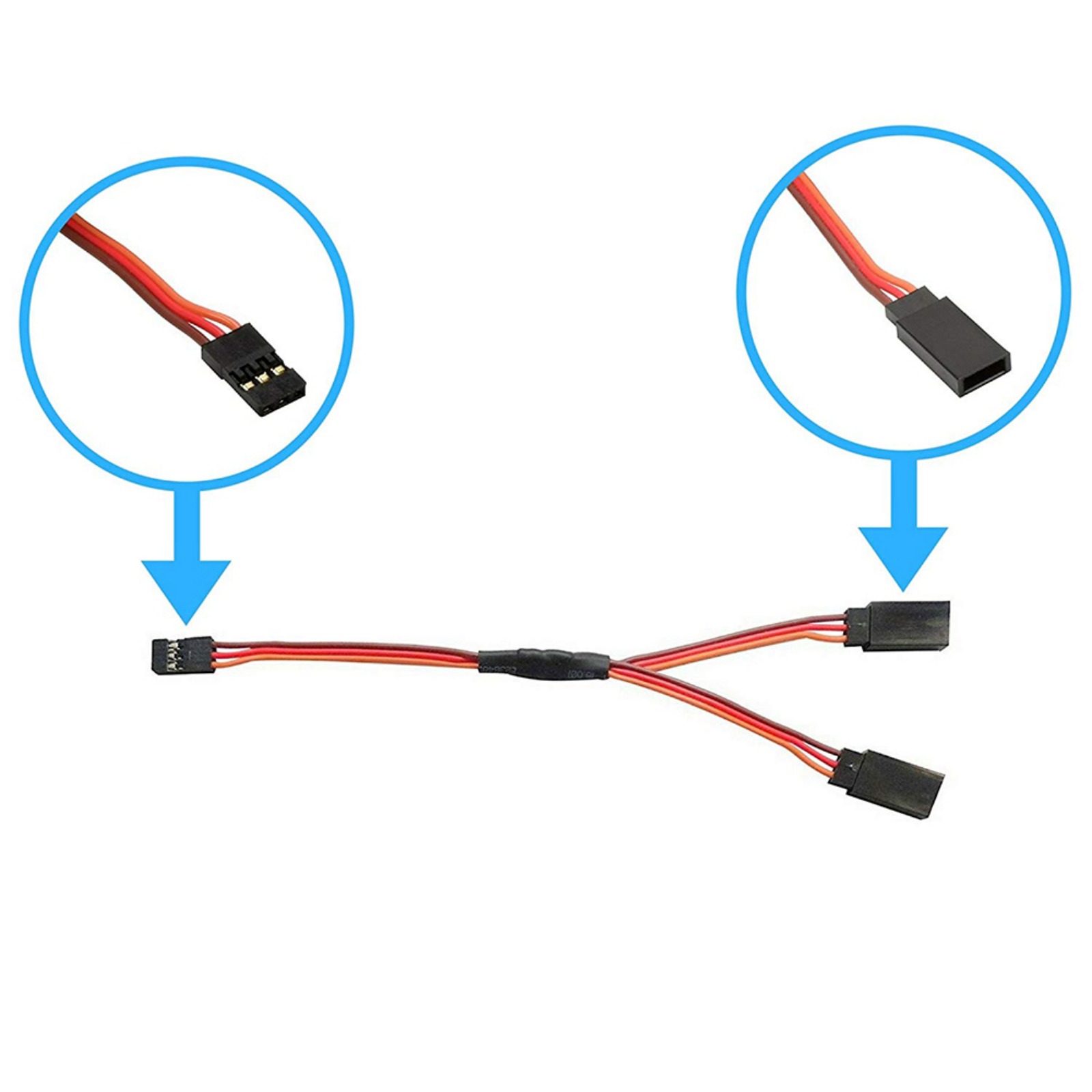 DIYmall JR 스타일 15cm 서보 Y 하네스 스 - Rca Cable 리뷰 및 가격