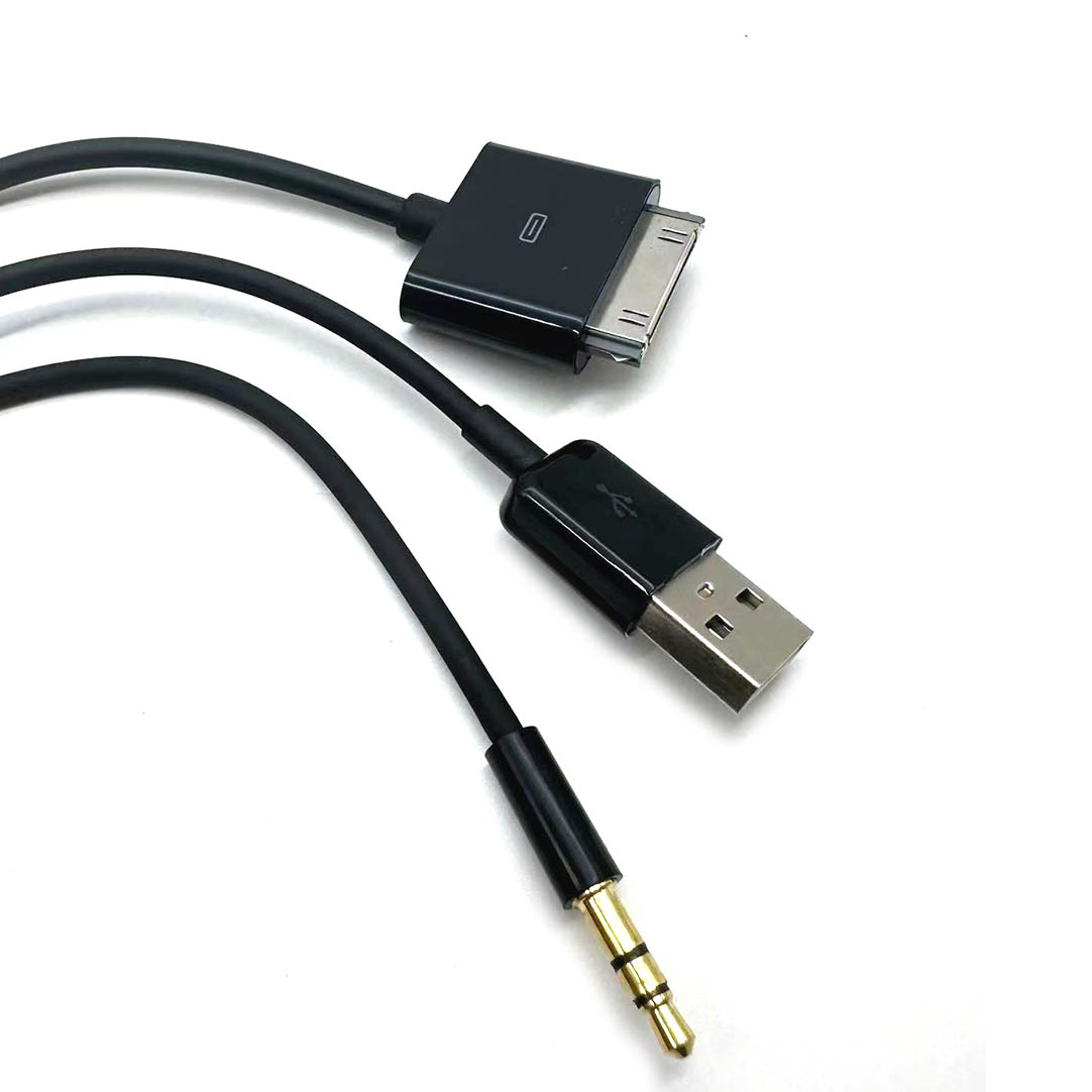 1개 30핀-3.5mm 차량용 AUX 오디오 USB 충 - Audio Jumper Wire 리뷰 및 가격